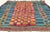Tribal Vintage Azilal Boucherouite Moroccan Rug, 04'06 X 05'06 For Sale - Image 3 of 10