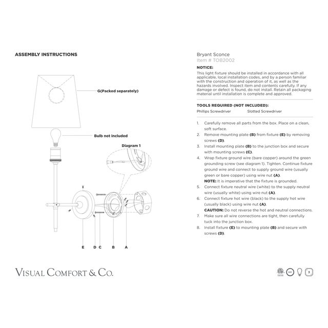 Visual Comfort Thomas O'Brien for Visual Comfort Signature Bryant Sconce in Polished Nickel with Linen Shade For Sale - Image 4 of 5