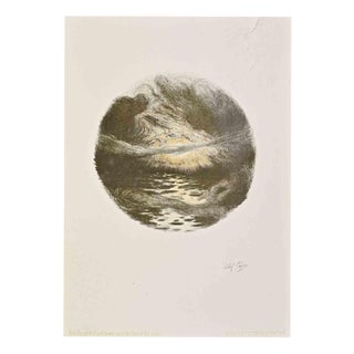 Abel Pann, And the Spirit of God Moved upon the Face\., Lithograph, 1920s For Sale