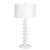 Fishbone Buffet Lamp, White Wash For Sale In Detroit - Image 6 of 6