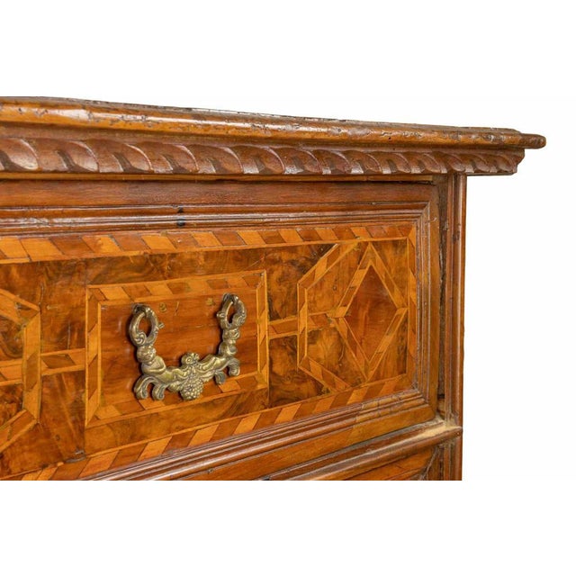 Wood Vintage Chest of Drawers, Italy, Early 20th Century For Sale - Image 7 of 8