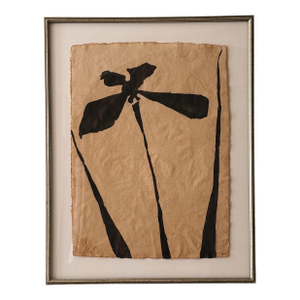 Framed Grande Fleur Noir, 03 by Josh Young