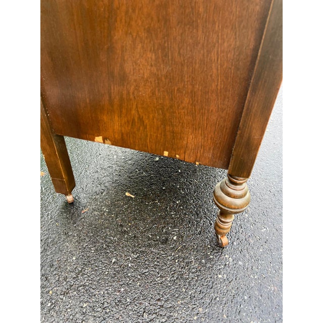 - Antique Victorian Walnut Cabinet For Sale In Philadelphia - Image 6 of 7