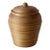 Vintage Vivai Del Sud Italian Style Lidded Bamboo Reed Storage Basket For Sale