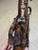 An exceptional mid-century brutalist copper sculpture representing Saint Patrick (or a Celtic bishop), hand-formed by...