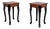 Vintage Decorative Plant Stands with Cabriole Legs, 1960s, Set of 2 For Sale