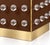 Chocolate Murano Glass 90-Sphere Cabinet on Brass Plinth from Justfurnituress SRL For Sale - Image 6 of 9