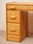 Mid 20th Century Rustic Maple Desk For Sale In Los Angeles - Image 6 of 11