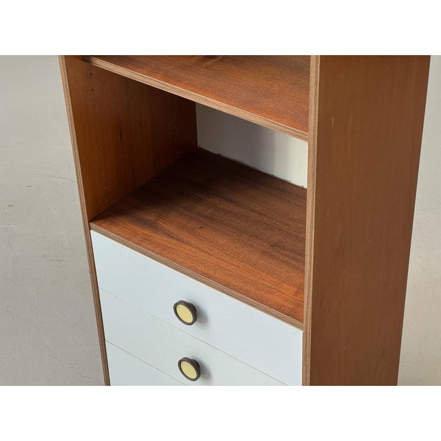 Mid-Century Modern Tall Cabinet with Drawers, 1960s For Sale - Image 10 of 17