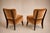 Pair of Brazilian Modern Lounge Armchairs in Imbuia Wood & Camel Mohair Velvet by Cimo, Brazil, 1950s For Sale - Image 4 of 16
