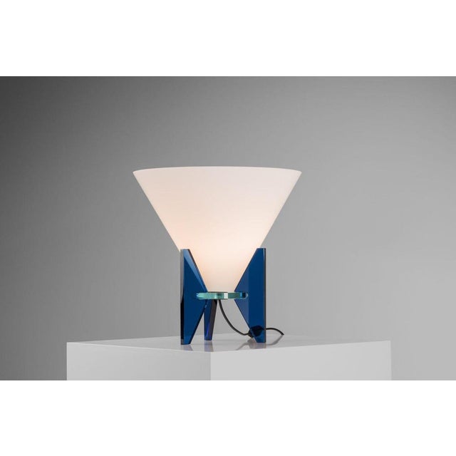 1980s Glass Otero Table Lamp by Rodolfo Dordoni for Fontana Arte, Italy, 1986 For Sale - Image 5 of 18