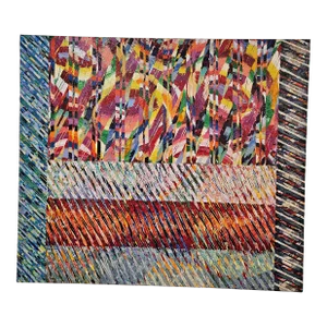 Contemporary Geometric Abstract "B" by Aaron Karp Circa 1985