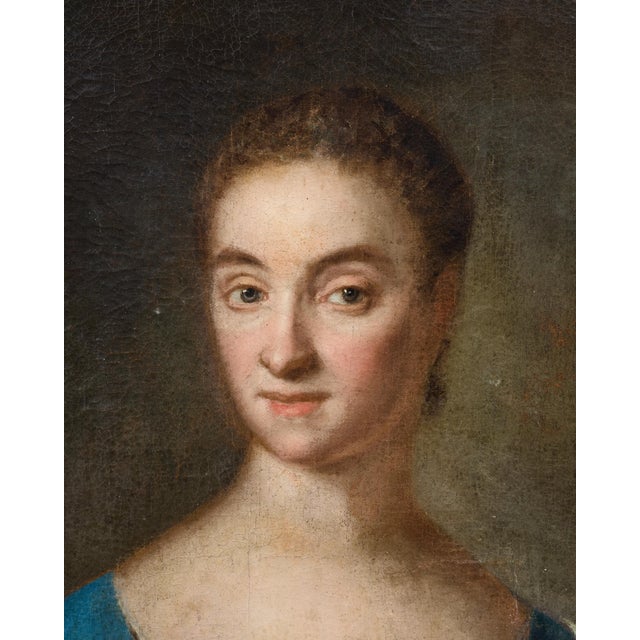 Johan Hendik Scheffel, Portrait, 1760, Oil on Canvas, Framed For Sale - Image 4 of 6