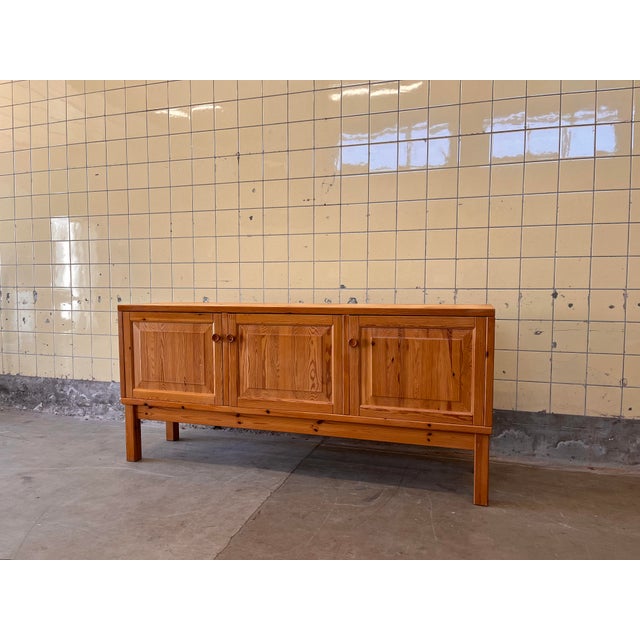 Scandinavian Buffet in Pine, 1960s For Sale - Image 14 of 14