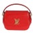 Red Monogram Vernis Pasadena Shoulder Bag For Sale