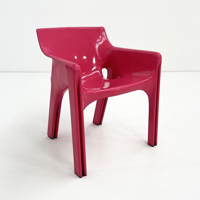 Pink Gaudi Armchair by Vico Magistretti for Artemide, 1984 For Sale - Image 9 of 12