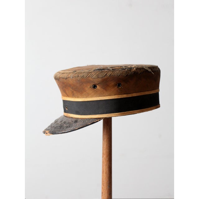 Mid-Century Modern Antique Ag Meier & Co Conductor's Hat For Sale - Image 3 of 9