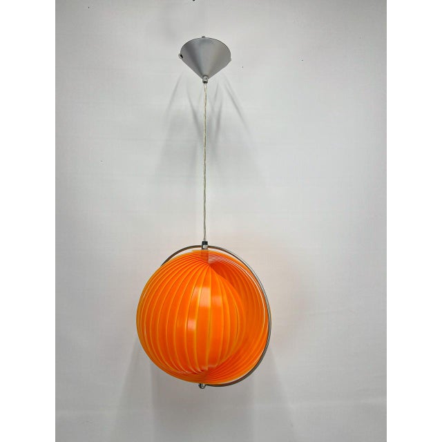 Postmodern Vintage Moon Pendant Lamp, 1980s For Sale - Image 3 of 12