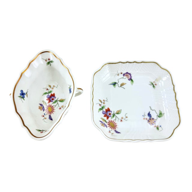 1990s Richard Ginori Oriente Sauce Bowl and Trinket Dish For Sale
