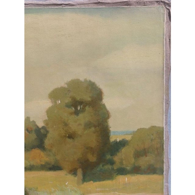 Original Impressionist Oil Painting - Woodland Scenery, Ukrainian Art 1988 120-150 For Sale - Image 11 of 17