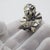 A handmade Italian figurine from the 80s, crafted in Sterling Silver and marked with 925 which stands for Sterling Silver...