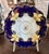 Blue Mid 20th Century Echt Weimar Kobalt "Jutta" Porcelain Salad/Luncheon Plates - A Pair For Sale - Image 8 of 15