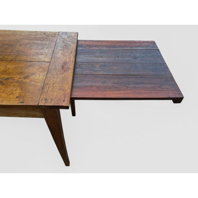 Late 19th Century French Cherry Wood Farmhouse Dining Table, 1890s For Sale - Image 18 of 18