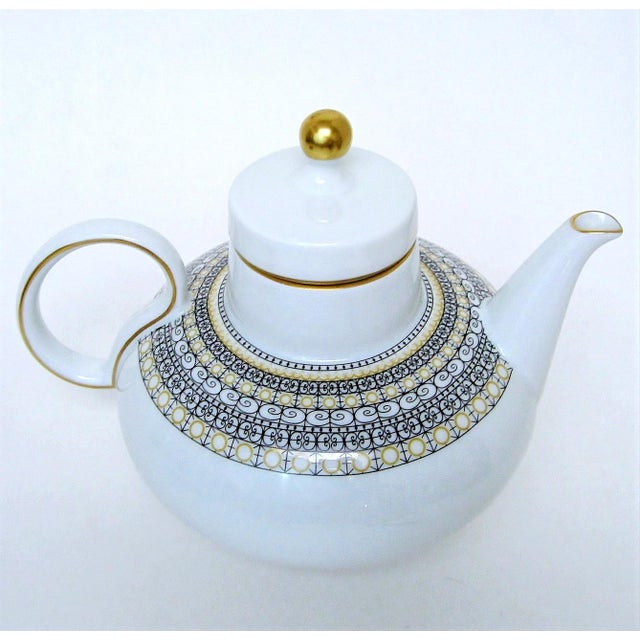 Late 20th Century Argentinian Porcelain Teapot For Sale - Image 5 of 7