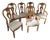 Set of 6 Vintage Universal Furniture Queen Anne Dining Chairs For Sale
