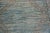 Nazmiyal Collection Light Blue Abrash and Brown Geometric Diamond Pattern Modern Rug For Sale - Image 4 of 6