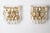 Hollywood Regency Lead Crystal and Gold Wall Lights, Palwa, 1970s, Set of 2 For Sale - Image 16 of 18