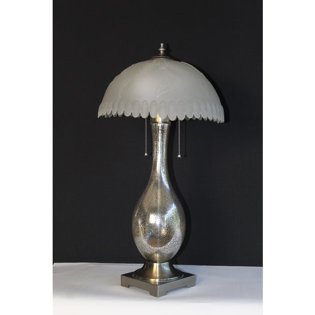 Mid 20th Century Cenedese Glass Style Lamp. For Sale - Image 9 of 11