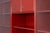 Vintage 4 Modules 'Olinto" Bookshelf by Kazuhide Takahama for B&B Italia, Italy 1970s. Lacquered Wood in "China Red",...