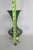 Mid Century Green Enameled Brass Tripod Vase Made in Israel Figural Motif 5002b For Sale - Image 13 of 14