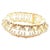 Contemporary Tiffany & Co. Jean Schlumberger Diamond Yellow Gold and Platinum Hands Bracelet For Sale - Image 3 of 12