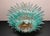Vintage Murano Chandelier with 82 Turquoise Glasses, 1990s For Sale - Image 16 of 18