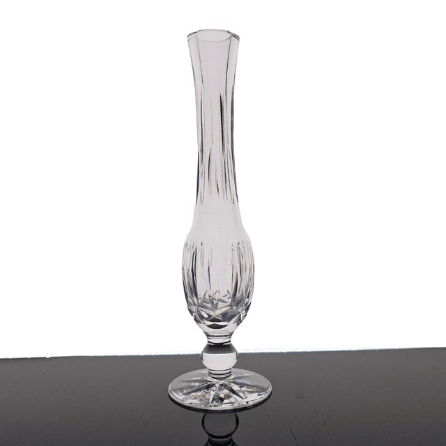 Waterford Crystal Footed Bud Vase Vases & Urns Collection 9.25" For Sale - Image 12 of 17
