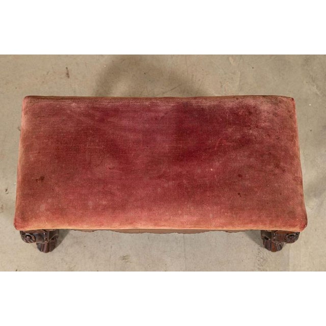 19th Century Queen Anne English Walnut Stool, 1870 For Sale - Image 14 of 15