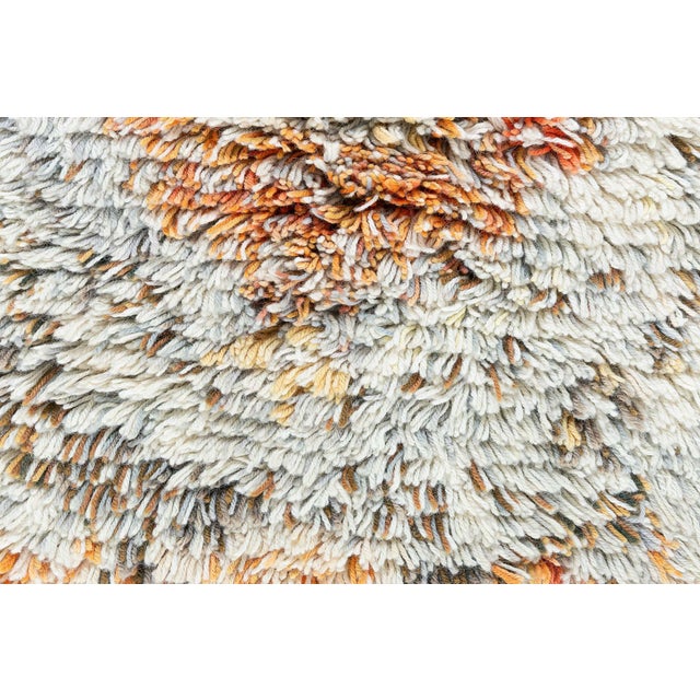 Finnish Rya Rug by Terttu Tomero Doris Leslie Blau Collection Size: 3'6" × 5'5" (106 × 165 cm) This evocative Swedish Rya...