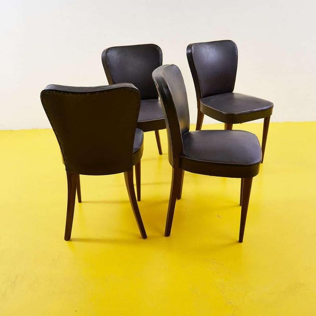 Vintage Chairs, 1950s, Set of 4 For Sale - Image 3 of 6