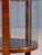 Vintage Art Deco Display Cabinet with Curved Wooden Frame and Glass Doors, 1950s For Sale - Image 9 of 10