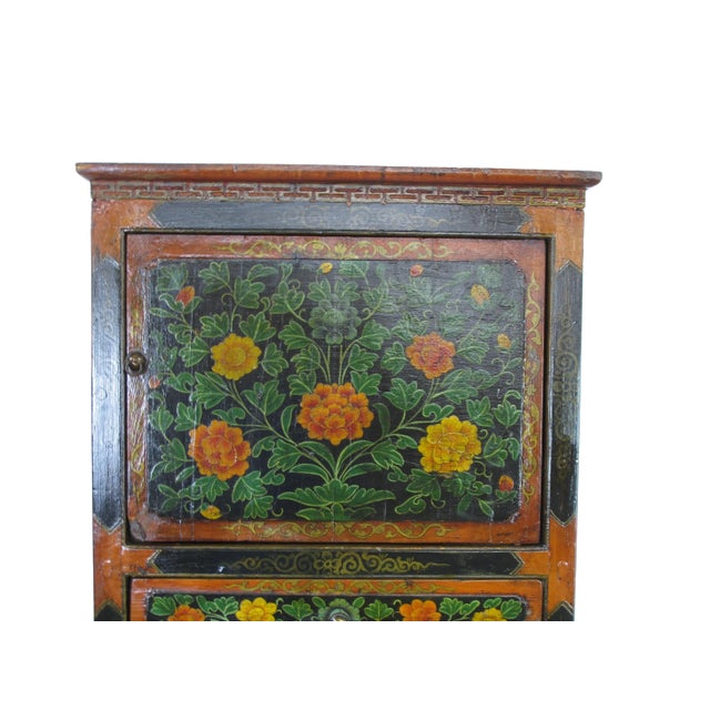 Late 19th Century Late 19th Century Tibetan Chest With 6 Drawers For Sale - Image 5 of 12