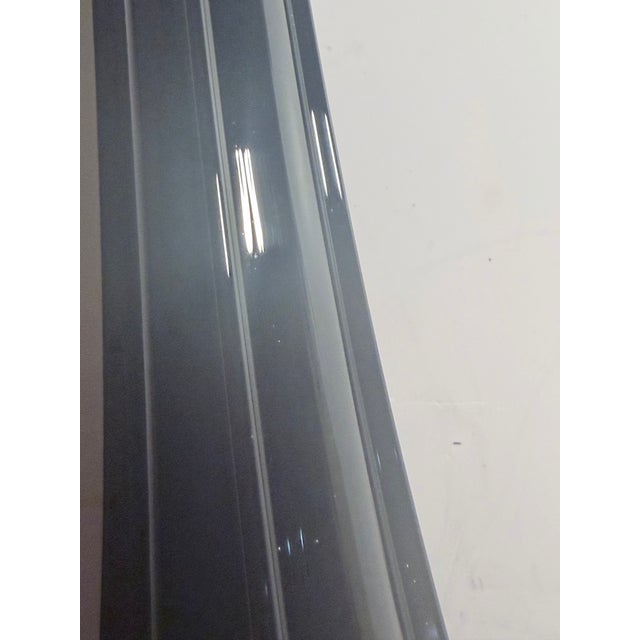 Vintage Post-Modern Solid Black Glass Eiffel Tower Stretch Vase – For Sale - Image 9 of 12