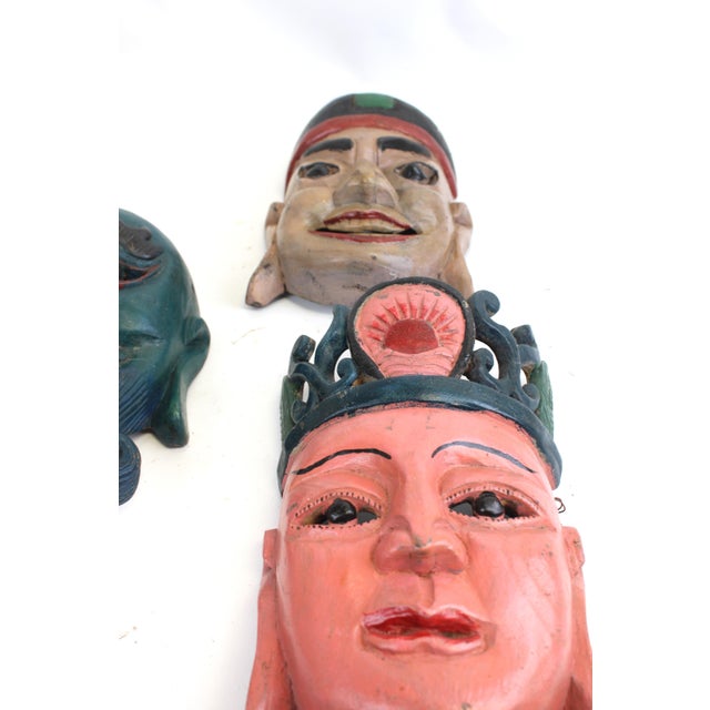 Theatrical Masks Curated Collection Set A For Sale - Image 6 of 11