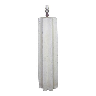Vintage Industrial Stone Floor Lamp For Sale