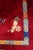 Red Antique Art Deco Rug, 3' X 5; For Sale - Image 8 of 11