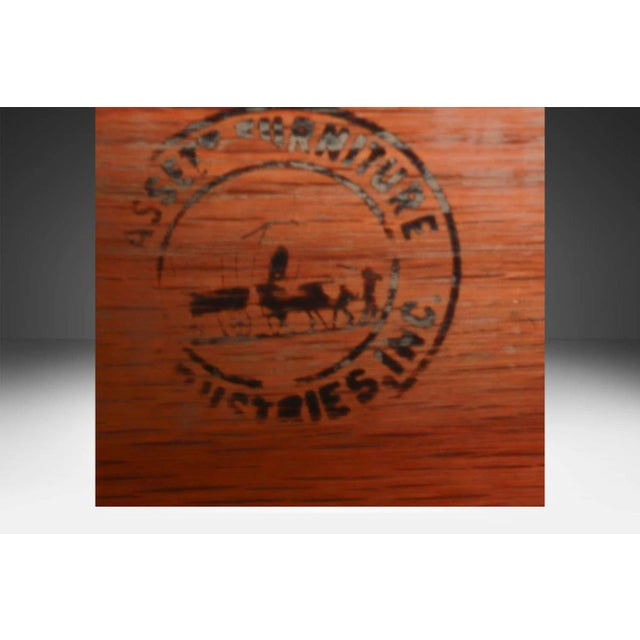 Brown 1960s Mid-Century Nine Drawer Modern Dresser For Sale - Image 8 of 10