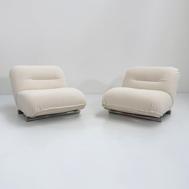Set of Lounge Chairs by Giuseppe Munari for Poltrona Munari, 1970s For Sale - Image 16 of 16