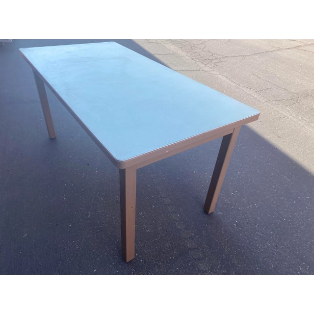 Mid-Century Modern Vintage Mid Century Modern Holga Metal Table Desk For Sale - Image 3 of 13