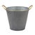 Elevate your plant display with this stylish Set of Metal Aztec Pail Planters. Crafted from durable metal and finished in...